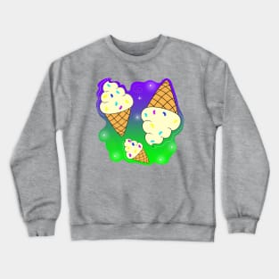 Ice Cream Galaxy Crewneck Sweatshirt